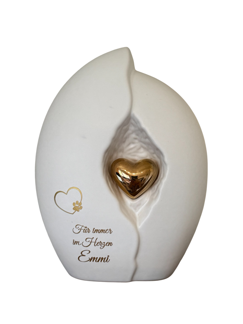 Tierurne Bella mit kleinem Herzchen