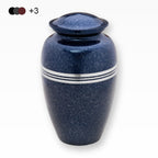 Loveurns Classic Urne mit Zierrand für die Beisetzung gesprenkelt