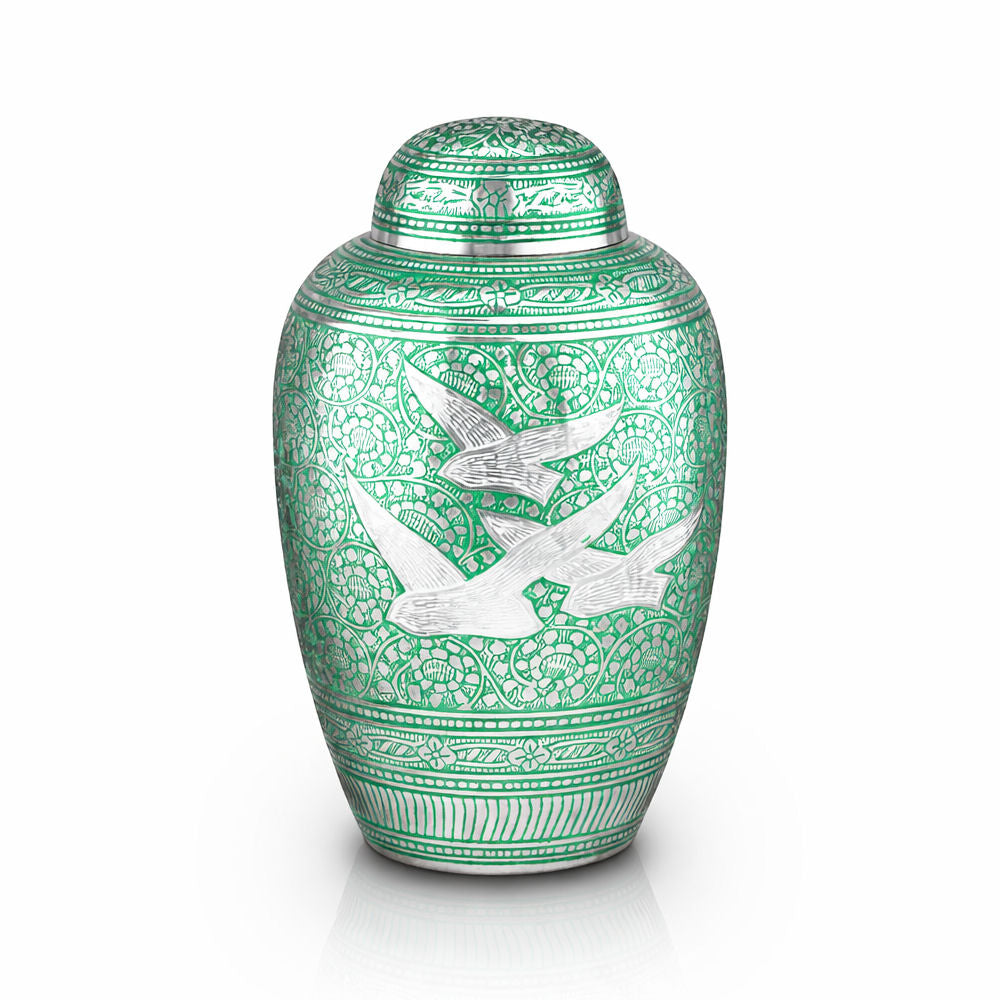 Humanurne Green Bird