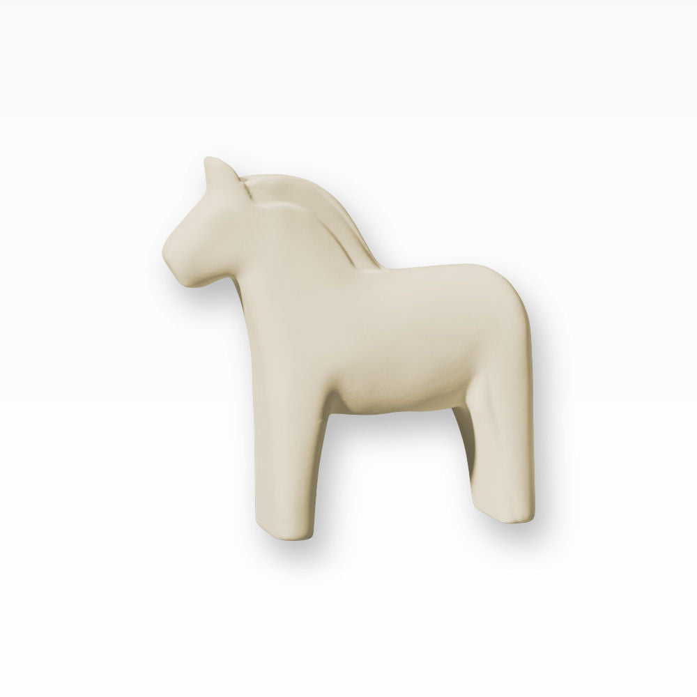 Heiso Pferdeurne Dalahäst aus Naturstoff