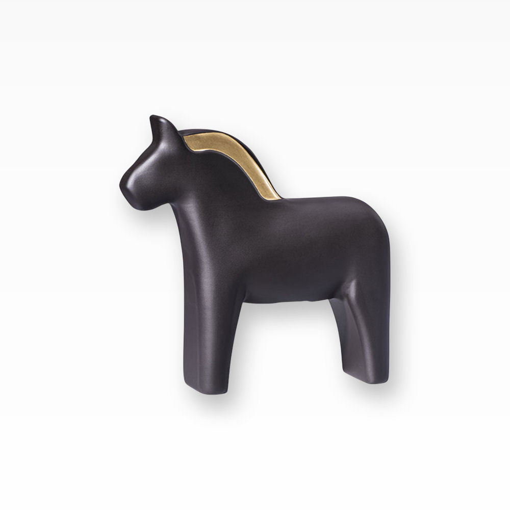 Heiso Pferdeurne Dalahäst aus Naturstoff